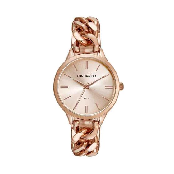 Imagem de Relógio Mondaine Rose Feminino Aço 32591LPMVRM3 - 5ATM