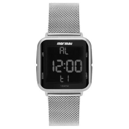 Imagem de Relógio Mormaii Digital MO6600AK/7K Pulseira de Aço Mesh Prata