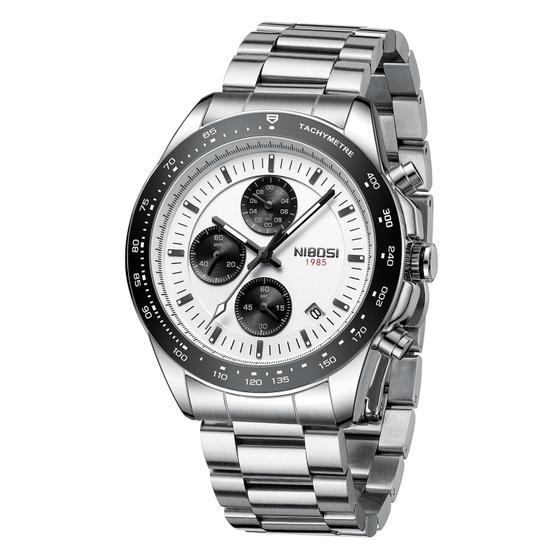 Imagem de Relógio NIBOSI Analog Chronograph Quartz Stainless Steel Masculino