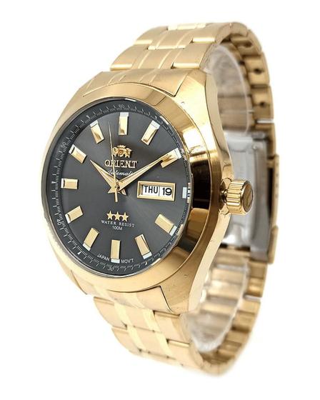 Imagem de Relógio ORIENT Automático masculino dourado C/ Preto  469GP075F G1KX