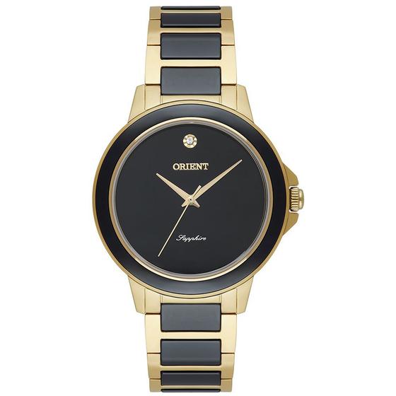 Imagem de Relógio Orient Eternal Feminino FTSS0100 P1KP Dourado/Preto