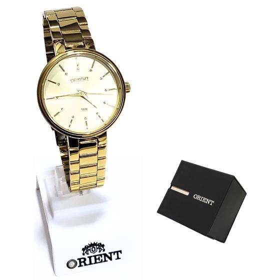 Imagem de Relógio Orient Feminino Analógico Dourado FGSS0171 C1KX