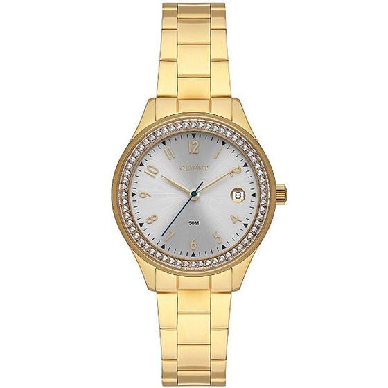 Imagem de Relógio Orient Feminino dourado com cristais FGSS1221 S2KX