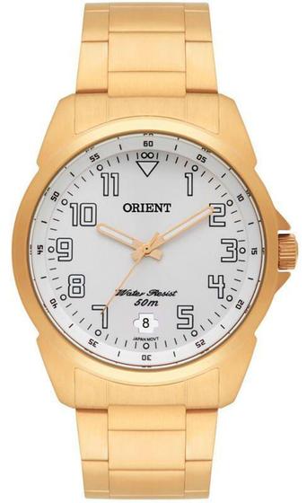 Imagem de Relógio ORIENT masculino analógico dourado MGSS1103A S2KX