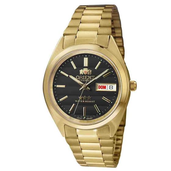 Imagem de Relogio Orient Masculino Automatico Dourado 469Wc2F P1Kx