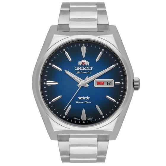 Imagem de Relógio Orient Masculino Automático F49SS013 Aço F Azul