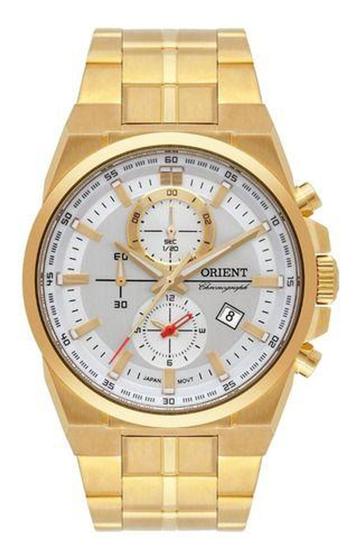 Relogio Orient Masculino Cronografo Mgssc035 S1kx Dourado Menor preço em Relogio Orient Masculino Cronografo Mgssc035 S1kx Dourado