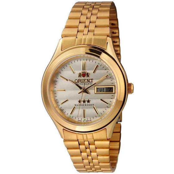 Imagem de Relógio Orient Masculino Dourado Automático Em03-A0F C1Kx