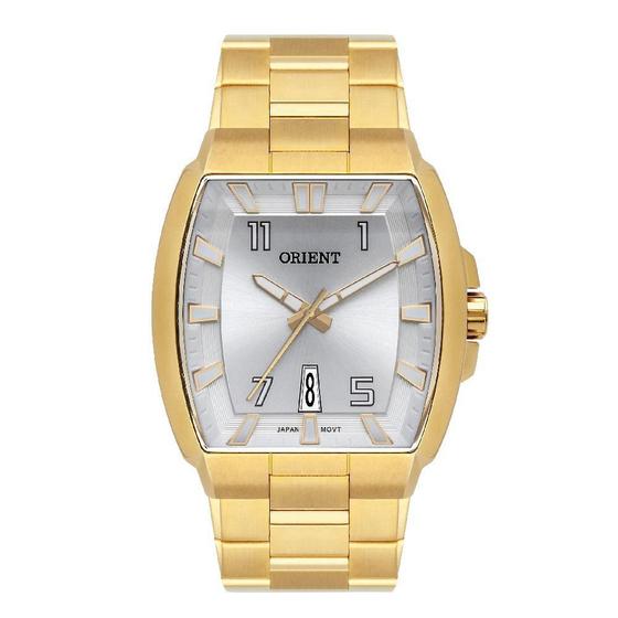 Imagem de Relógio Orient Masculino Dourado Ggss1018 S2Kx Retangular