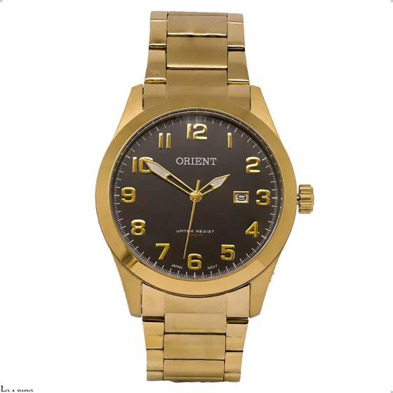 Imagem de relógio Orient Masculino Dourado Mgss1180