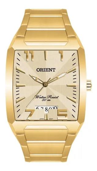 Imagem de Relógio Orient Masculino Ggss1007 C2kx Dourado Quadrado
