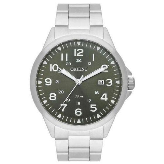 Imagem de Relogio Orient Masculino MBSS1380 E2SX Mostrador Verde Militar Numerico C Calendario