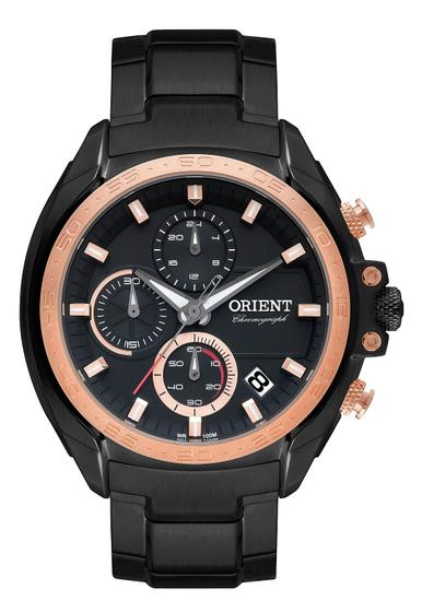 Imagem de Relogio Orient Masculino Mpssc011 P1px Preto Cronografo