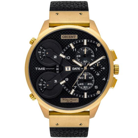 Imagem de Relógio ORIENT masculino multi-time dourado MGSCT002 P2PX