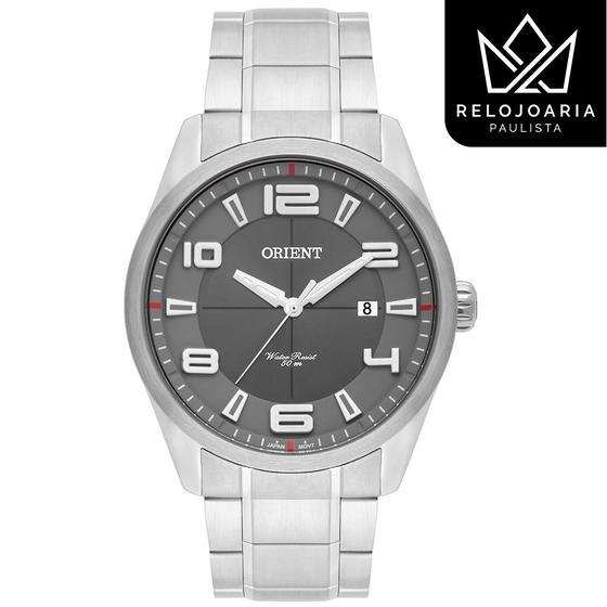 Imagem de Relógio Orient Masculino Prata Analógico MBSS1297 I2SX