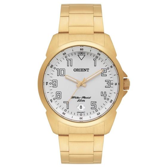Imagem de Relógio Orient Masculino Ref: Mgss1103a S2kx Classico Dourado