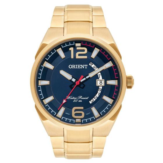 Imagem de Relógio Orient Masculino Ref: Mgss1159 D2kx Casual Dourado