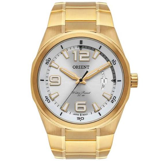 Imagem de Relógio orient sport masculino clássico mgss1240 dourado