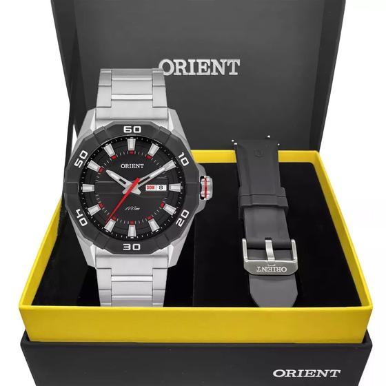 Imagem de Relógio Orient Troca Pulseira Mbss1481 P1SX - À Prova D'água 100m