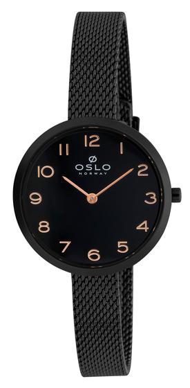 Imagem de Relógio Oslo Feminino Preto Super Fino Ofpsss9T0001