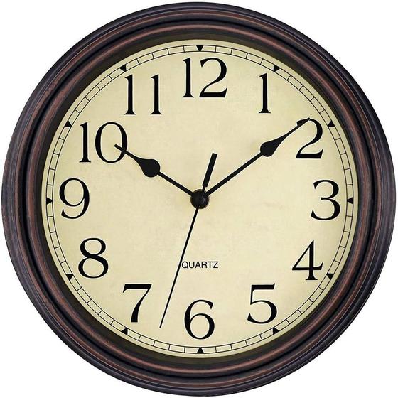 Relogio parede estilo madeira mdf vintage escritorio sala cozinha decorativo retro 30cm Menor preço em Relogio parede estilo madeira mdf vintage escritorio sala cozinha decorativo retro 30cm