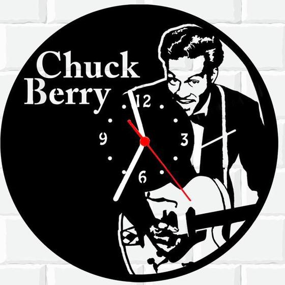 Imagem de Relógio Parede Vinil LP ou MDF ChuckBerry