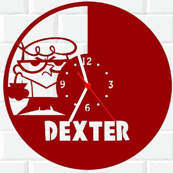 Imagem de Relógio Parede Vinil LP ou MDF Dexter Serie Desenho