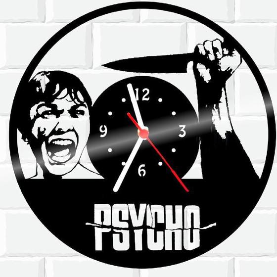 Imagem de Relógio Parede Vinil LP ou MDF Psycho Filme