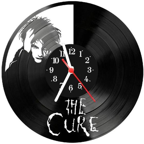 Imagem de Relógio Parede Vinil LP ou MDF The Cure Rock Banda 2