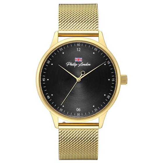 Imagem de Relógio Philiph London Pl80285145M Pr N Casual Dourado