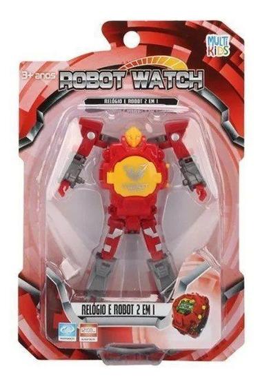 Imagem de Relogio pop toys robot watch 3 cores br1906 multikids