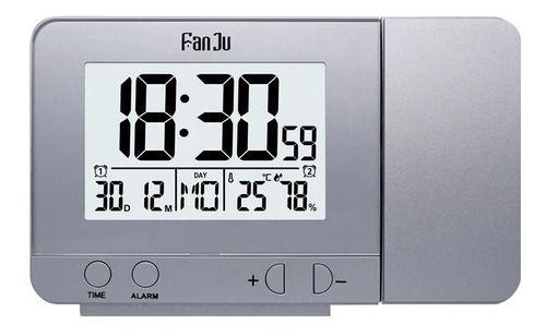 Imagem de Relogio Projeção Teto Digital Hora Alarme Temperatura Usb