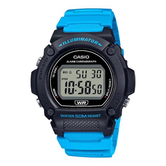Imagem de Relógio pulso Casio Standard illuminator digital 50M azul