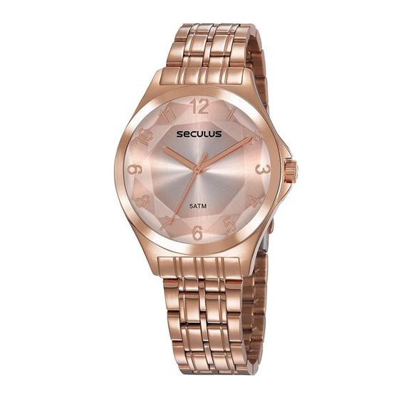 Imagem de Relógio Seculus Feminino Ref: 23602lpsvrs4 Fashion Rosé