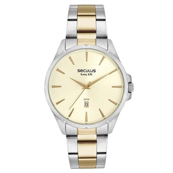 Imagem de Relógio Seculus Masculino 44154Gpsvba2 Casual Bicolor