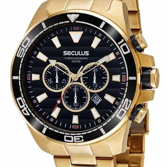 Imagem de Relógio Seculus Masculino Chronograph 44076GPSVDA2