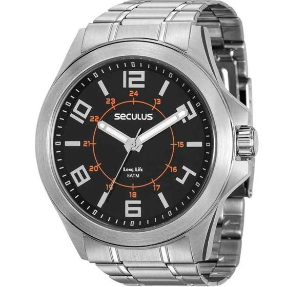 Relógio Seculus Masculino Long Life 20580g0svna1 Menor preço em Relógio Seculus Masculino Long Life 20580g0svna1