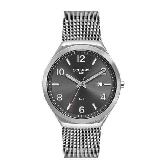 Imagem de Relógio Seculus Masculino Ref: 77288G0Svna1 Slim Mesh