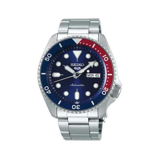 Relógio Seiko 5 Sports Srpd53 Automático Pepsi Calibre 4R36 Relógio Seiko 5 Sports Srpd53 Automático Pepsi Calibre 4R36
