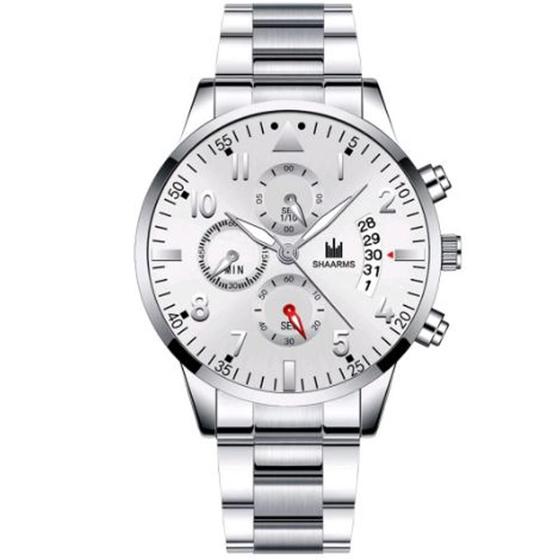 Imagem de Relógio Shaarms Masculino de Aço 42mm Quartz