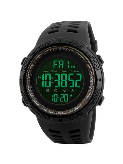 Imagem de Relógio Skmei 1251 Masculino Digital Resistente Água 5ATM Cronômetro Alarme Calendário Silicone