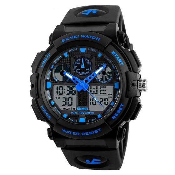 Imagem de Relógio SKMEI Sports Analógico-Digital Azul para Homens