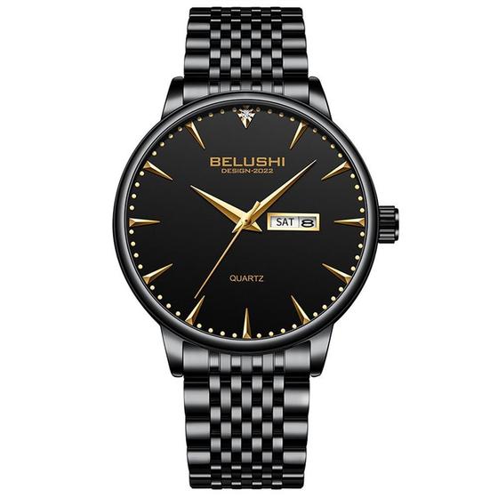 Imagem de Relógio Slim Masculino Casual De Malha Ultrafina Inox