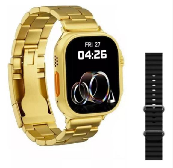 Imagem de Relogio Smart Watch Resistente a água Bluetooth Gold Dia dos Pais