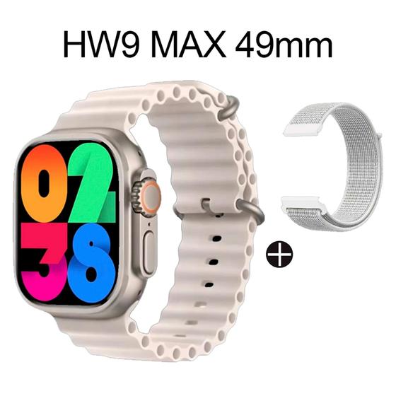 Imagem de Relógio Smart Watch9 HW9 ULTRA MAX AMOLED 49mm + Pulseira Extra