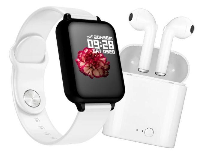 Imagem de Relógio Smartwatch B57 c/ Nota Fiscal Recebe Whats + Fone