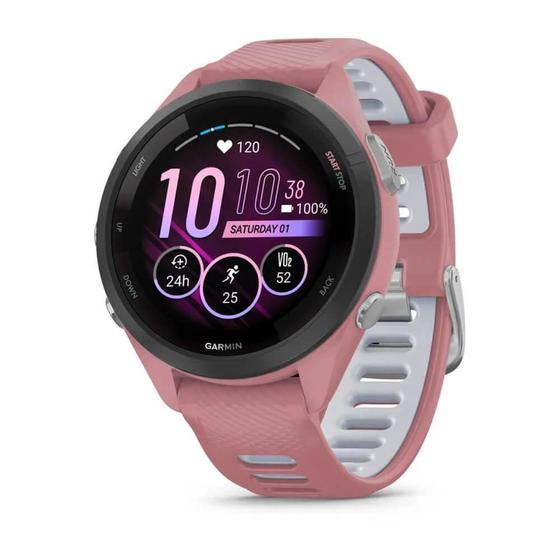 Imagem de Relógio Smartwatch e Monitor Cardíaco de Pulso e GPS Garmin Forerunner 265S Music