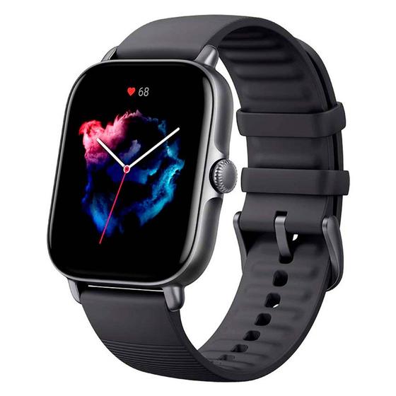 Relógio Smartwatch Esportivo Gts 4 Mini New Gps Graphite Black Menor preço em Relógio Smartwatch Esportivo Gts 4 Mini New Gps Graphite Black