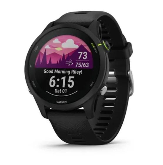 Relogio Smartwatch Garmin Forerunner 255 Music Gps Preto Menor preço em Relogio Smartwatch Garmin Forerunner 255 Music Gps Preto