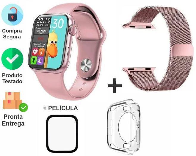 Relógio Smartwatch HW12 40mm Tela Infinita Com duas Pulseiras Menor preço em Relógio Smartwatch HW12 40mm Tela Infinita Com duas Pulseiras